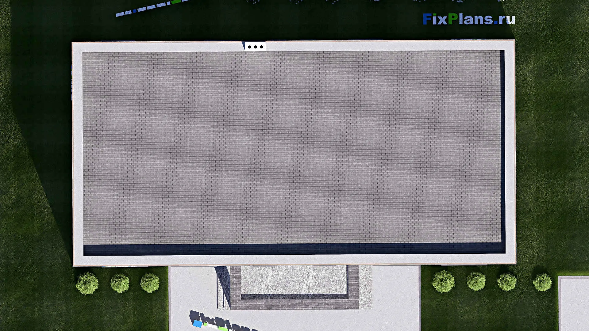 F-19691 - Планы двухэтажного дома 12 на 20, площадью 310 м² с баней, бассейном и 4 спальнями